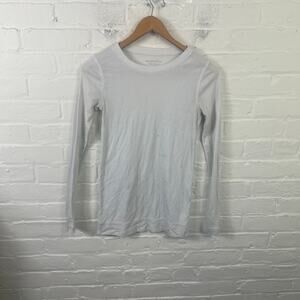 Simply Vera Vera Wang Women's Crew Neck Pullover Sweater White Size XS